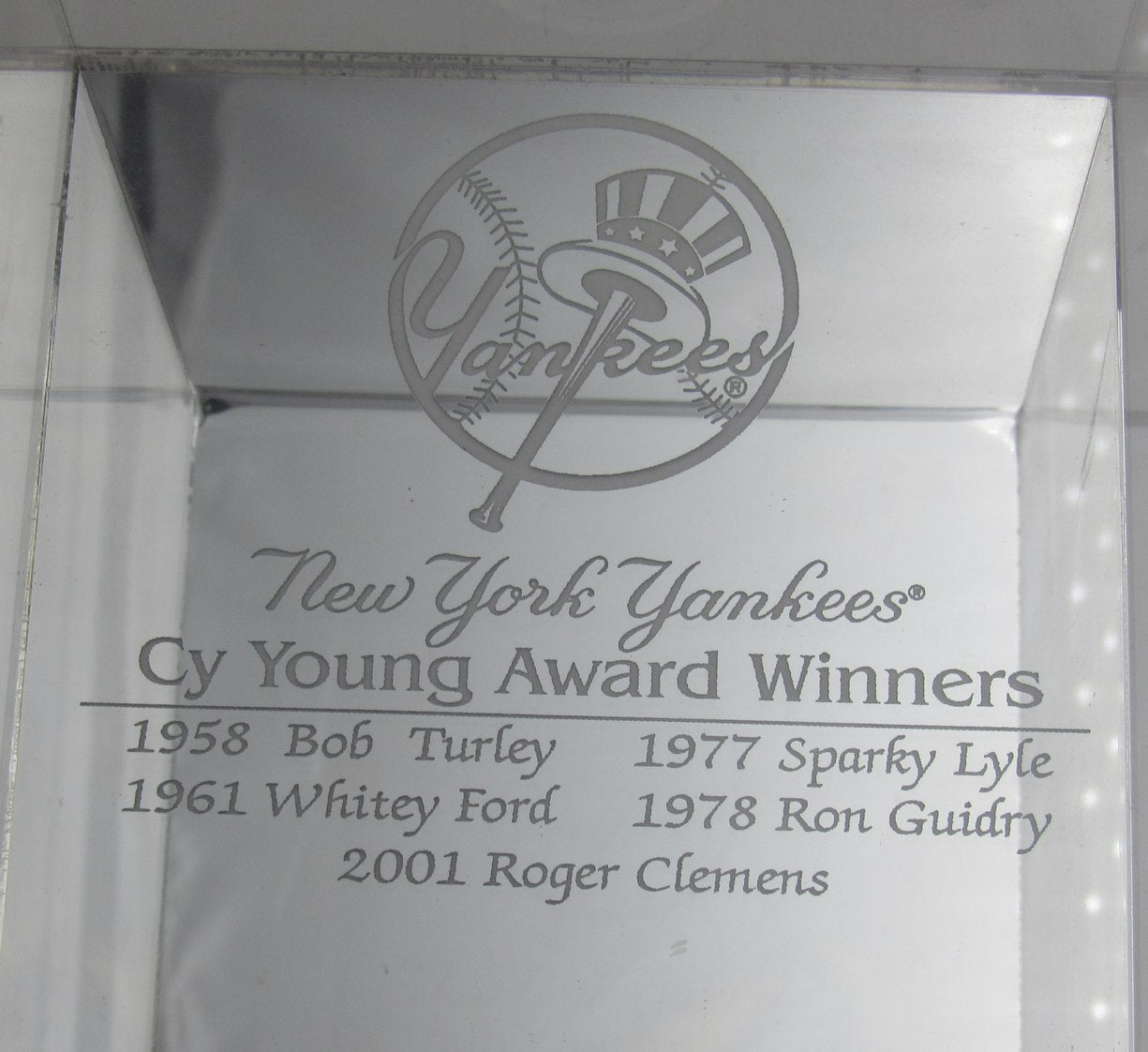 New York Yankees Cy Young Award Winners OML Baseball Signed/Inscr by (5) IXL64