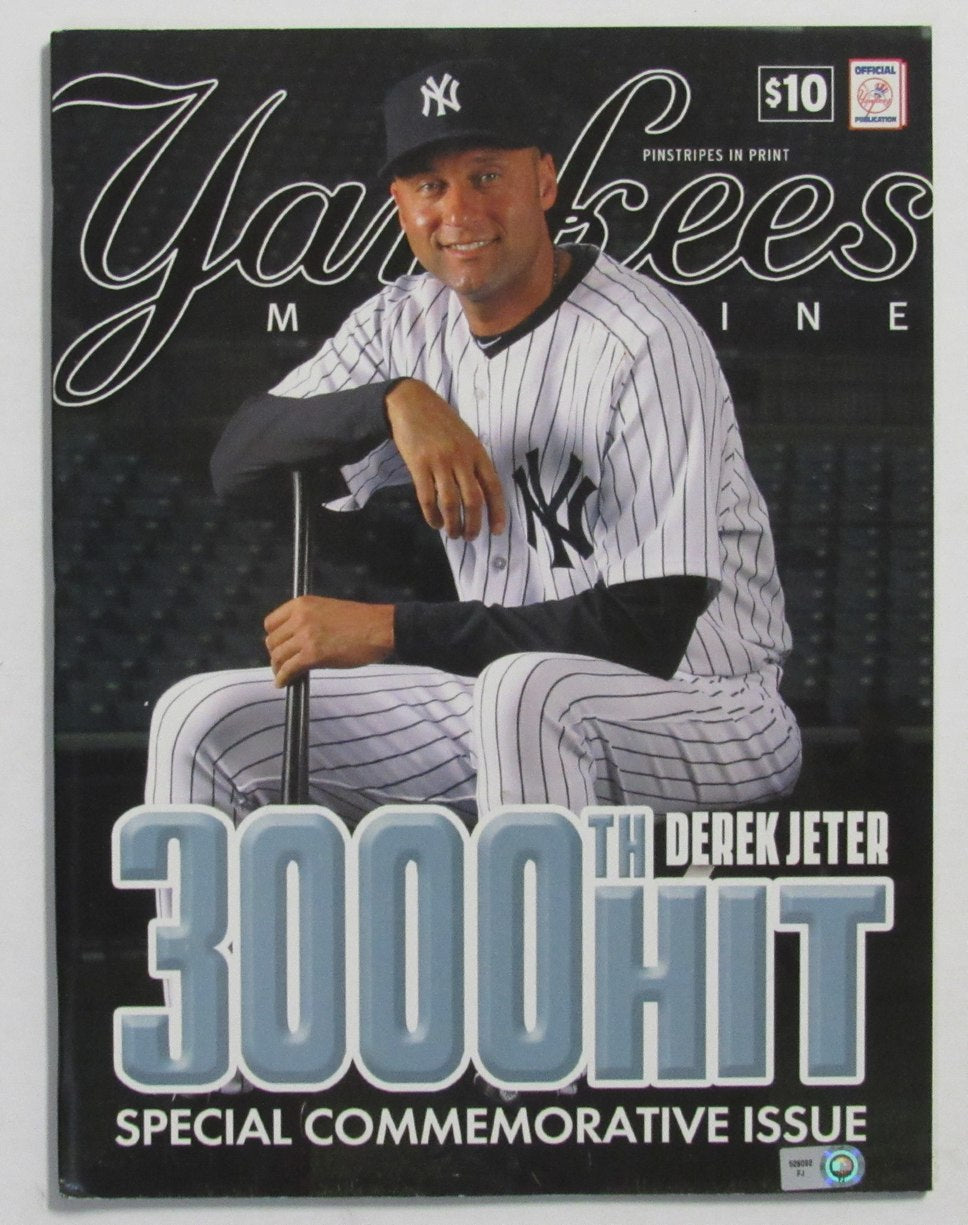 2011 Yankees Magazine Derek Jeter 3000th Hit Commemorative Issue MLB Holo