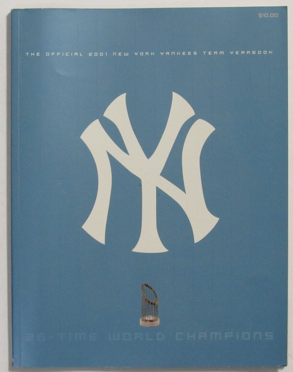 2001 New York Yankees Official Team Yearbook 211062