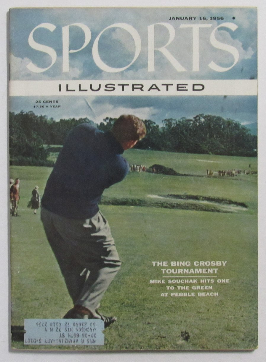 1/16/1956 Sports Illustrated Magazine with Mike Souchak on the Cover 211085