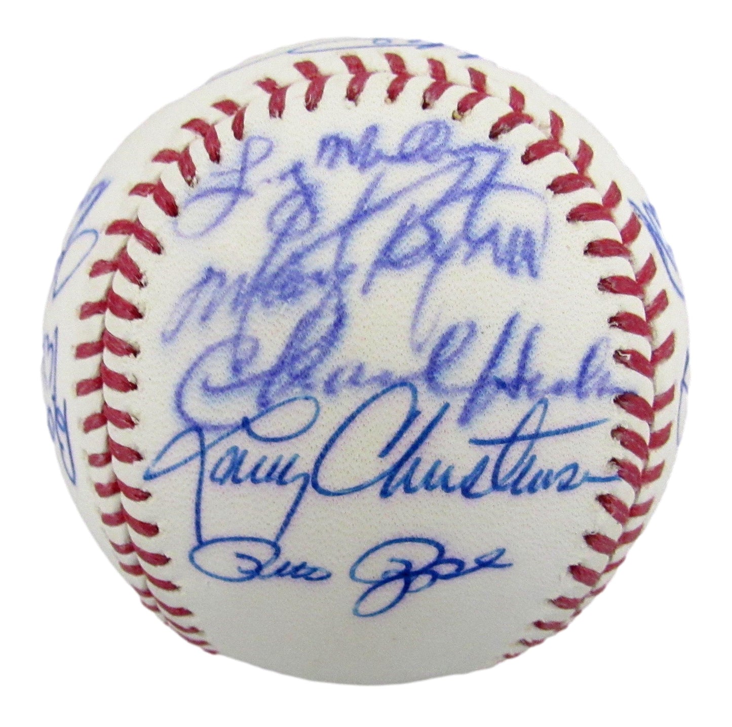 1983 Philadelphia Phillies Team-Signed OML Baseball (19) No Carlton, Perez 12608