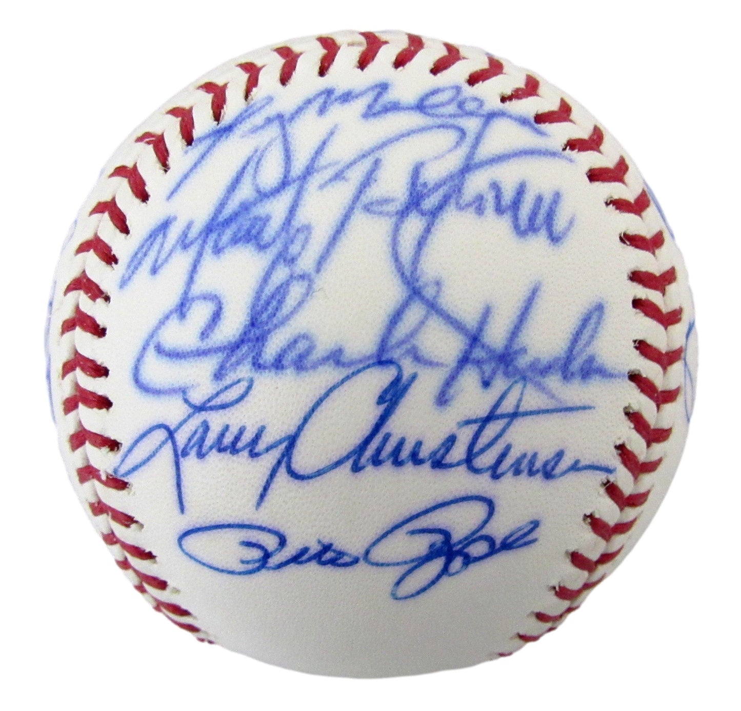 1983 Philadelphia Phillies Team-Signed OML Baseball (19) No Carlton, Perez 12609