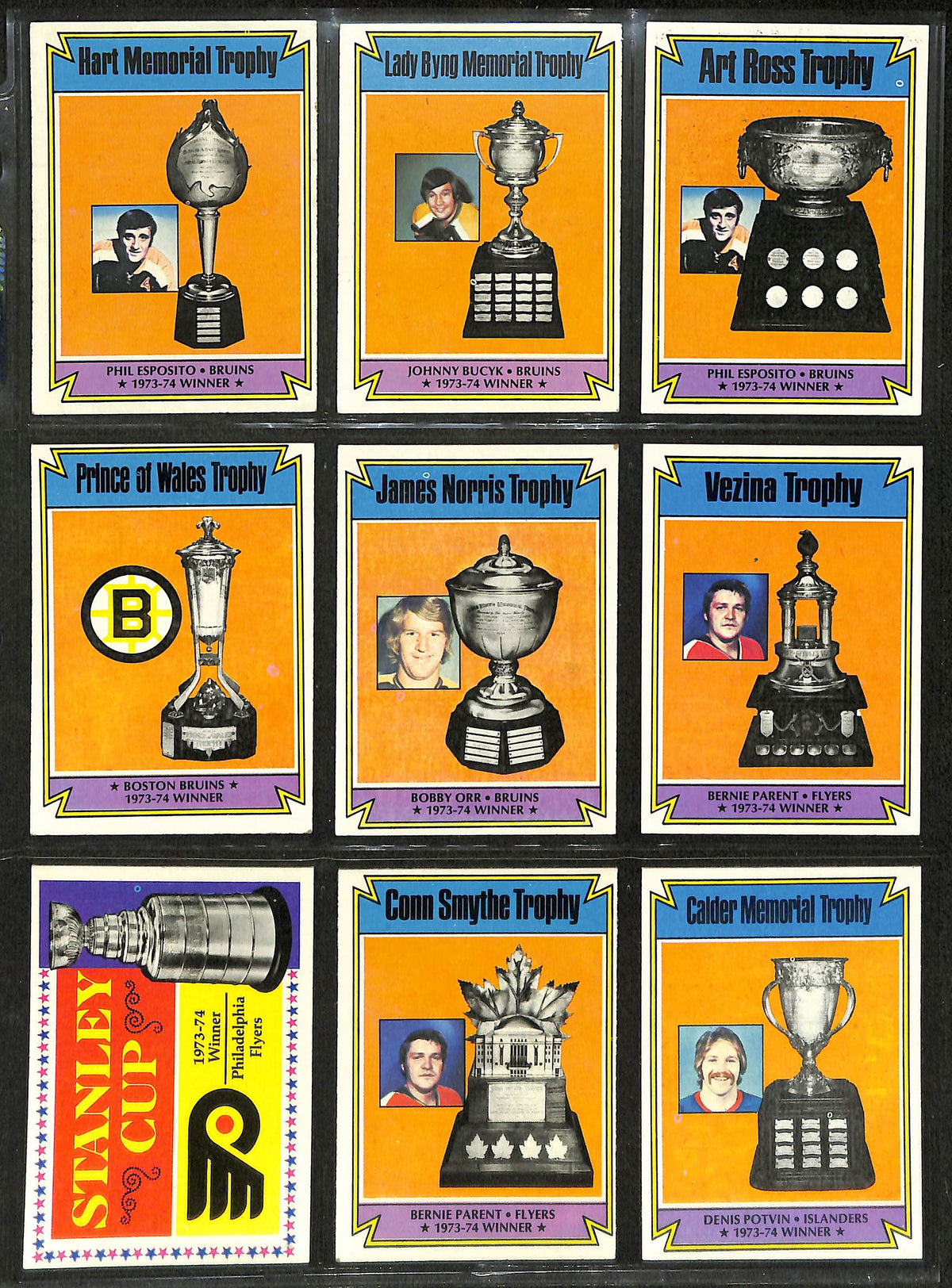 1974-75 Topps Hockey Complete Set (264) Cards Orr Potvin Bowman Salming 212034