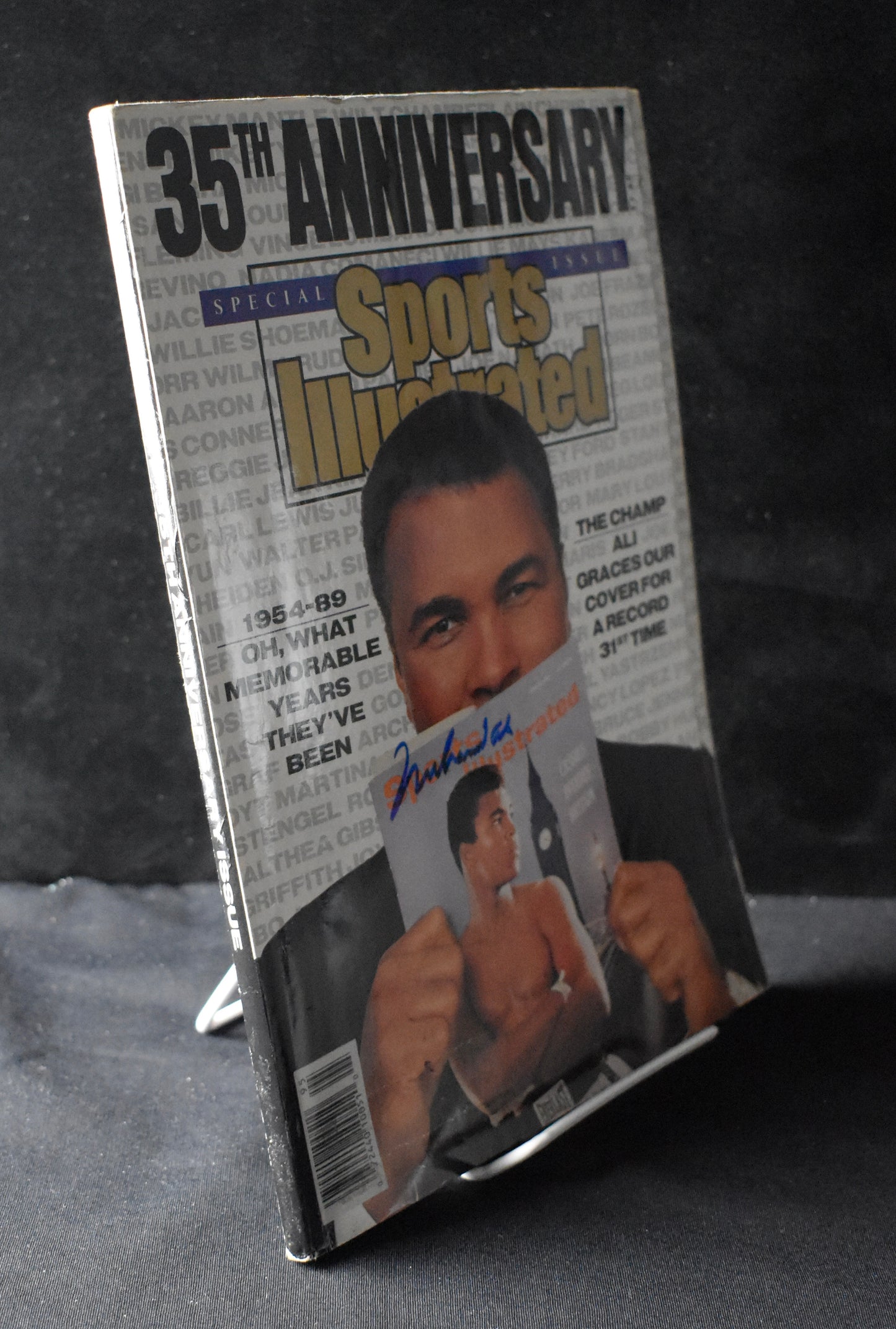 Muhammad Ali Signed 1989 Sports Illustrated 35 Anniversary BAS Letter 212078