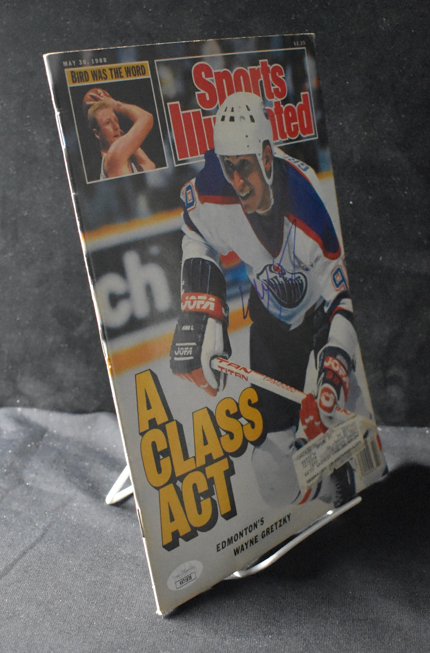 Wayne Gretzky HOF Signed/Autographed 1988 Sports Illustrated Oilers JSA 212090