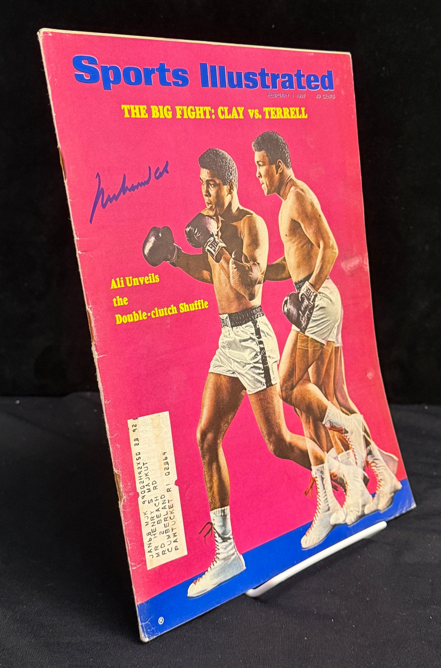 Muhammad Ali Signed/Autographed 1967 Sports Illustrated Boxing BAS Letter 212122