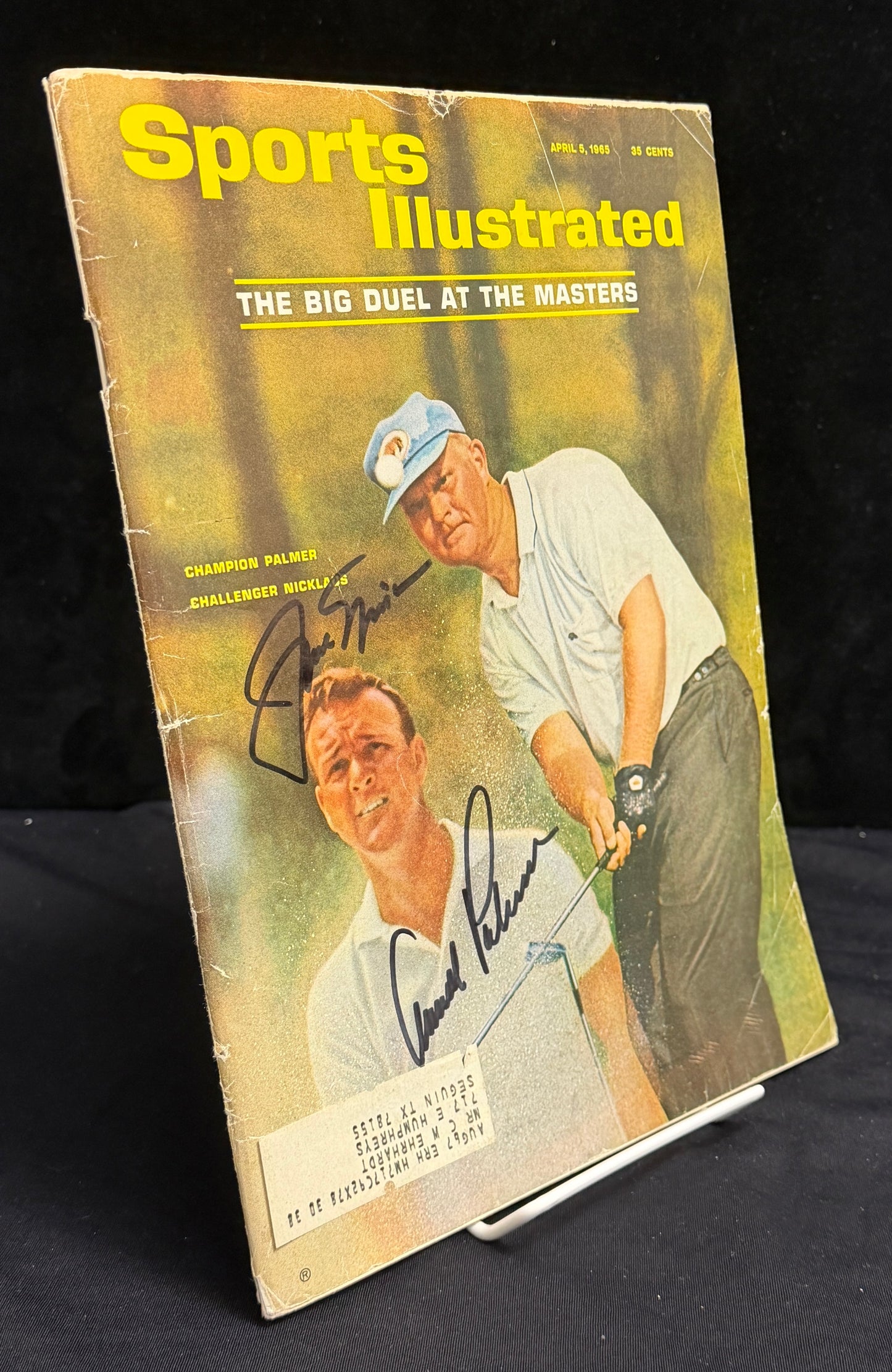 Jack Nicklaus & Arnold Palmer Signed 1965 Sports Illustrated BAS Letter 212125