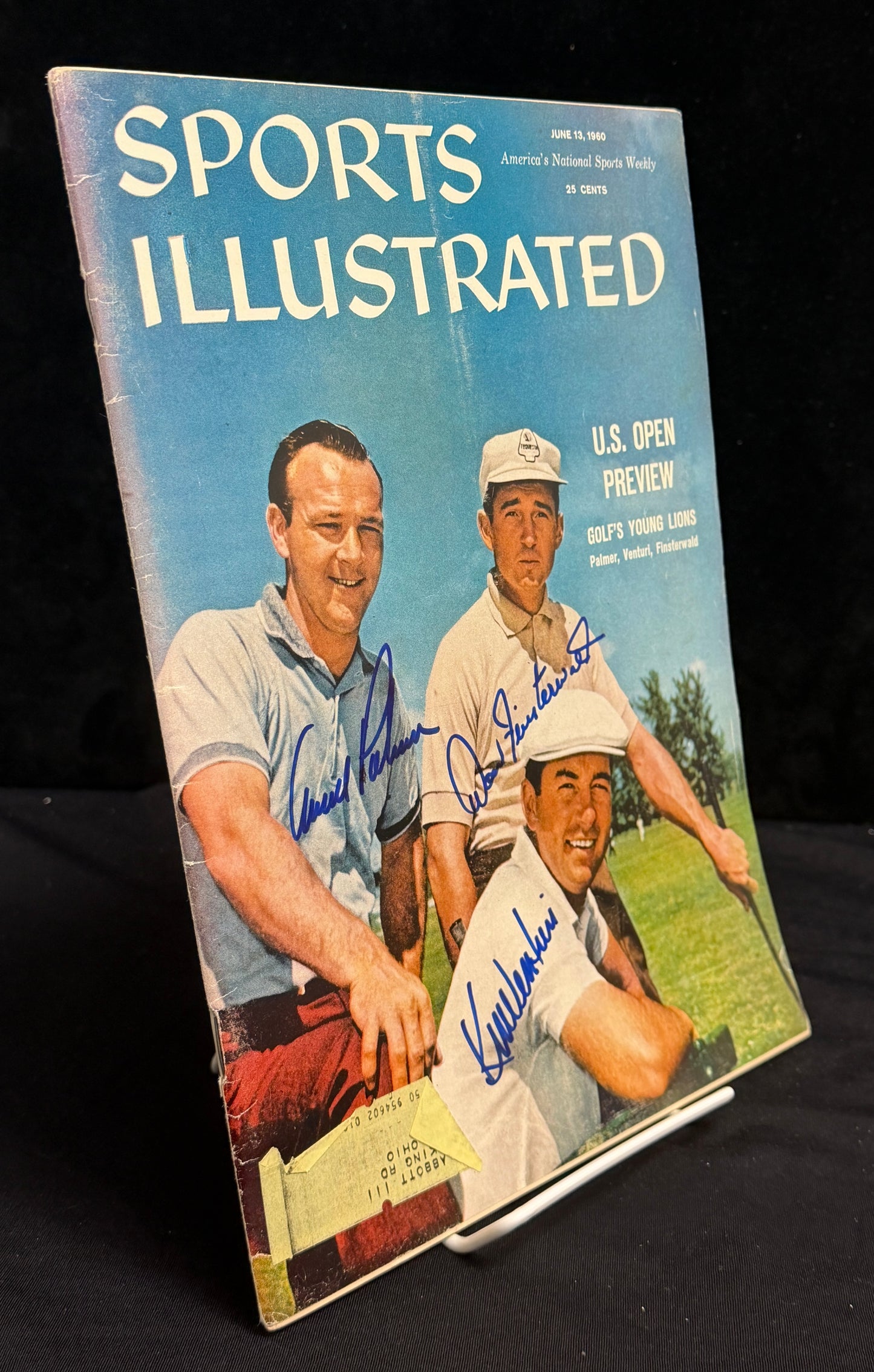 Arnold Palmer Venturi & Finsterwald Signed 1960 Sports Illustrated BAS Letter 27