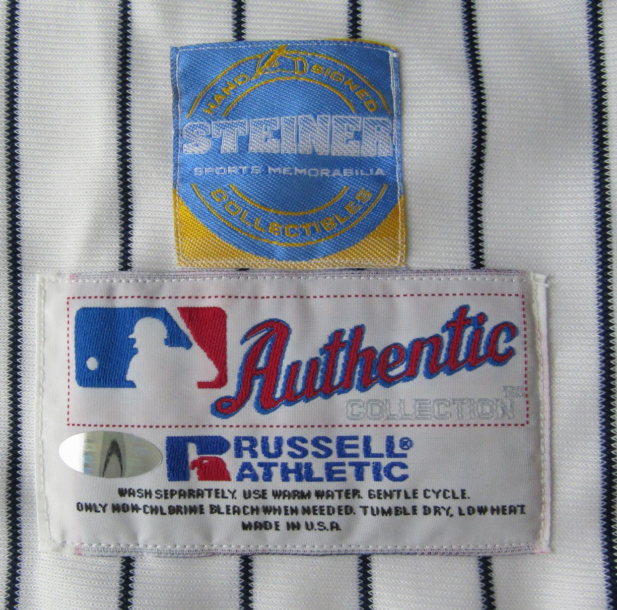 Joe Torre HOF Signed/Auto White Yankees Russell Baseball Jersey Steiner XHC57