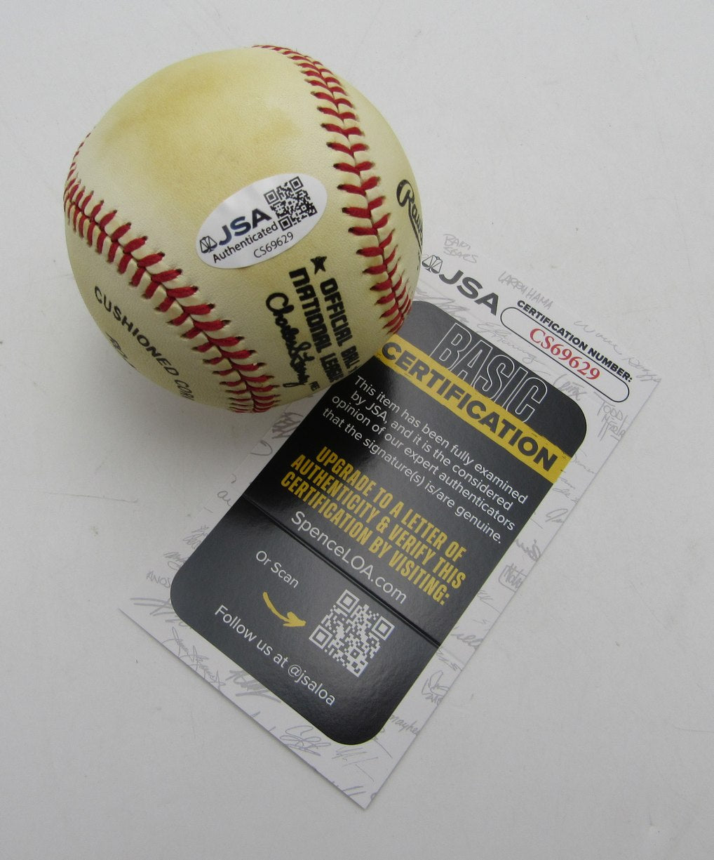 Curt Simmons Signed/Autographed ONL Baseball Philadelphia Phillies JSA 212645