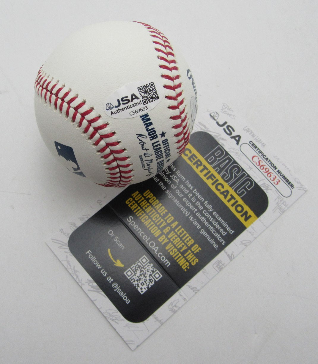 Don Schwall Signed/Inscribed OML Baseball Pittsburgh Pirates JSA 212649