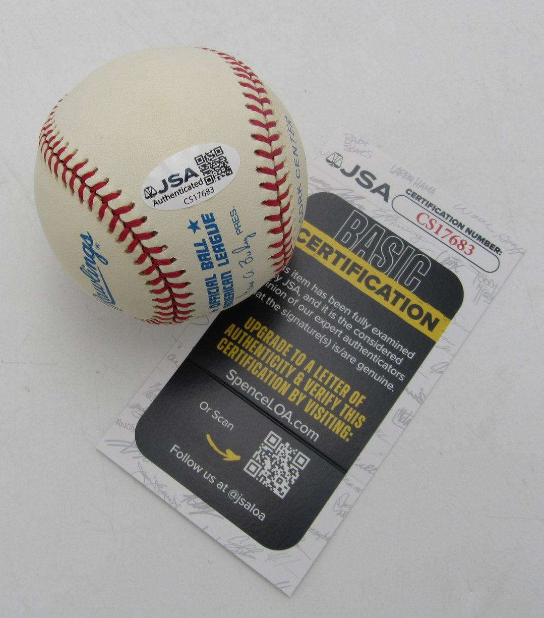 Al Rosen Signed/Inscribed "1953 MVP" OAL Baseball Cleveland Indians JSA 211159