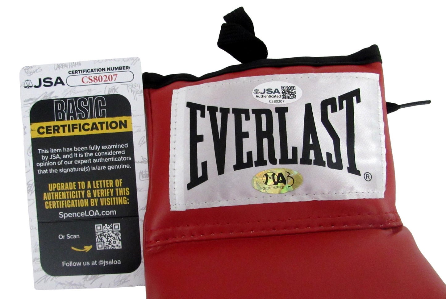 Bart Young Signed/Inscribed "Paulie" Right Red Everlast Boxing Glove JSA 213334