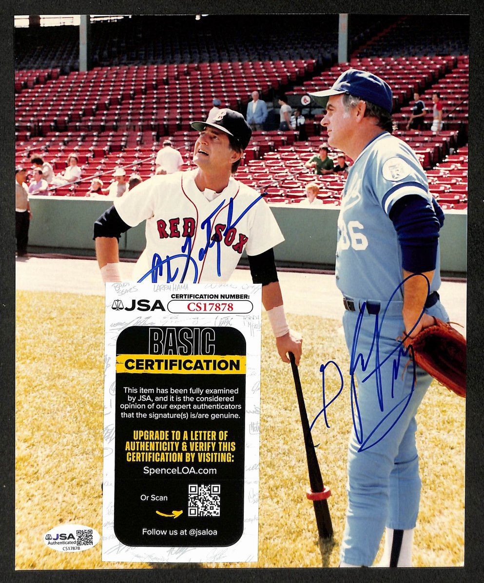 Yastrzemski & Gaylord Perry HOF Signed/Autographed 8x10 Photo Red Sox JSA 212816