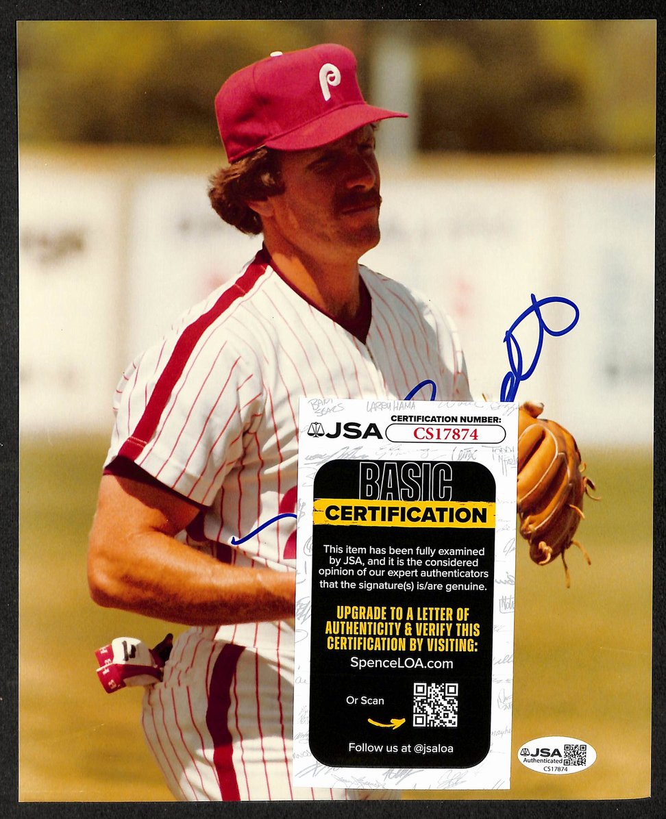 Mike Schmidt HOF Signed/Autographed 8x10 Photo Phillies JSA 212820