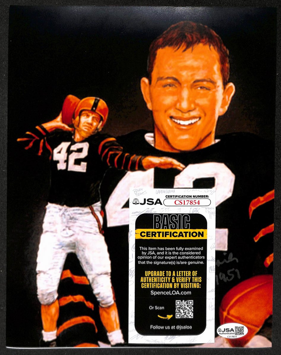 Dick Kazmaier Signed/Autographed 8x10 Photo Princeton Heisman JSA 212840
