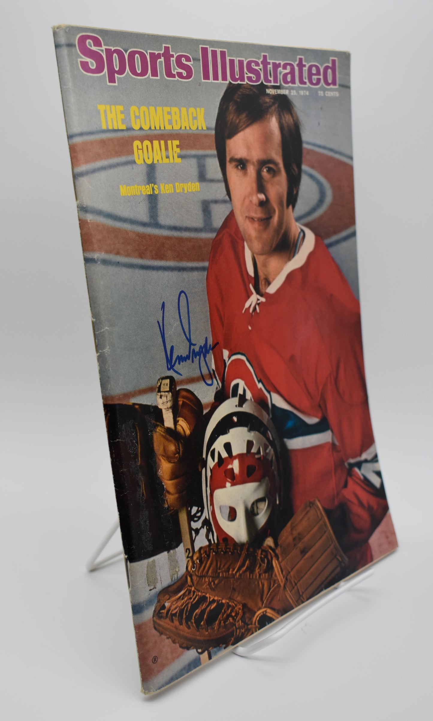 Ken Dryden HOF Signed/Autographed 1974 Sports Illustrated Canadiens JSA 212899