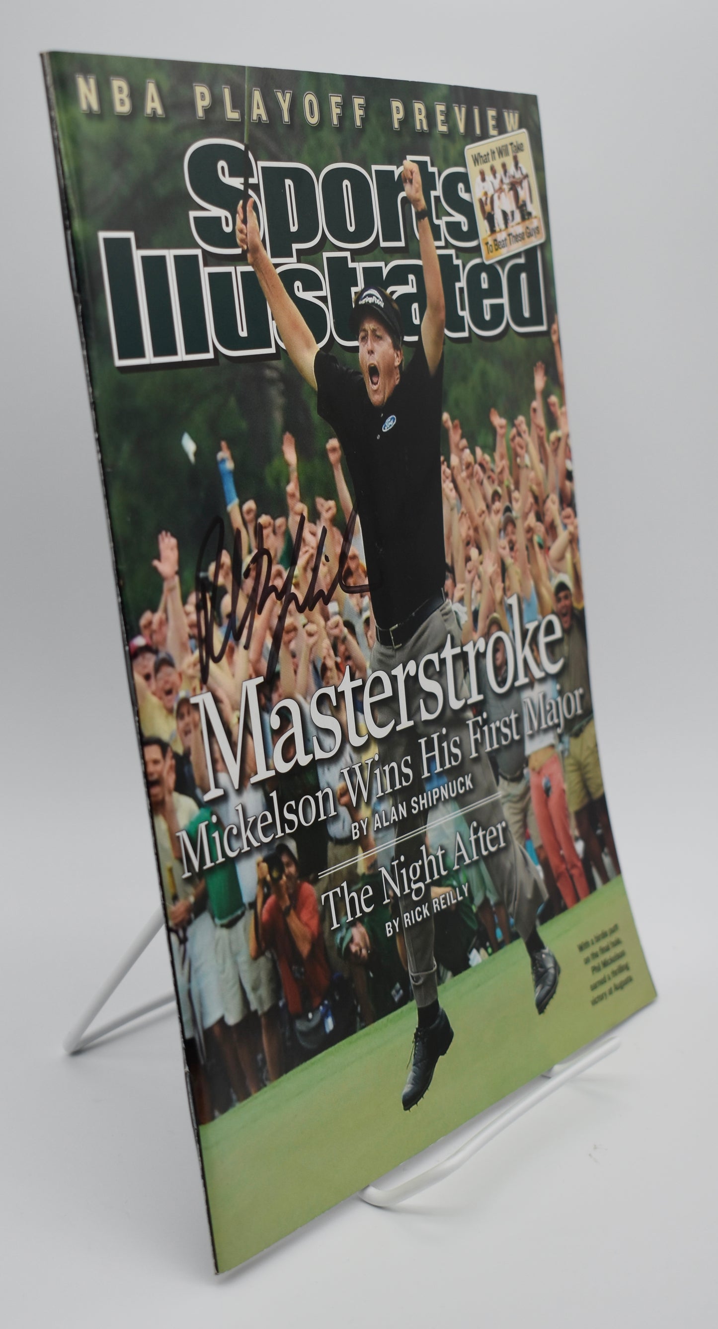 Phil Mickelson Signed/Autographed 2004 Sports Illustrated Golf BAS 212923