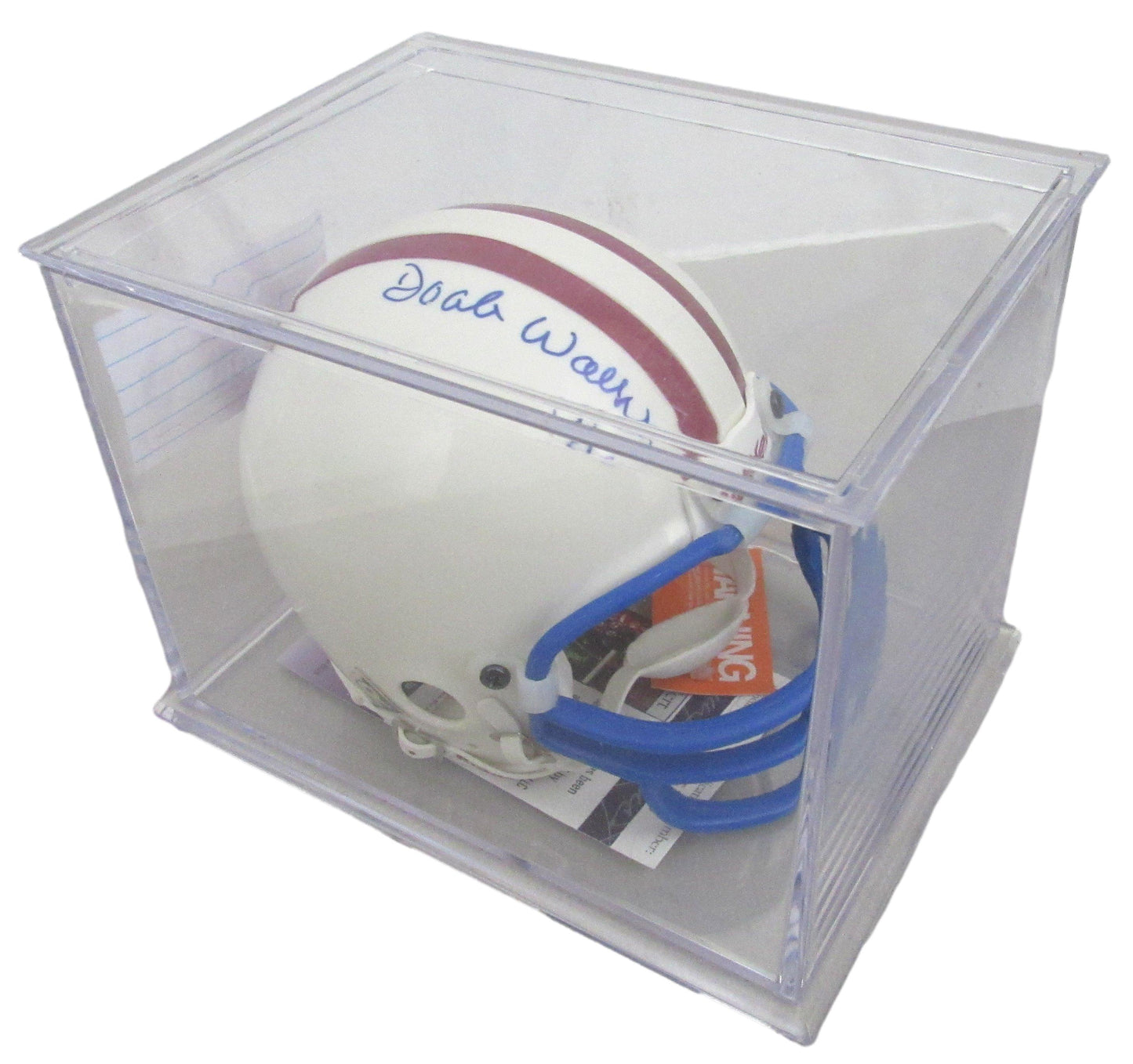Doak Walker HOF Signed/Autographed SMU Mini Football Helmet JSA 213350