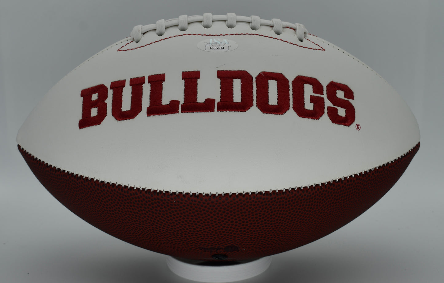 Vince Dooley Signed/Autographed Georgia Bulldogs Logo Football JSA 212306