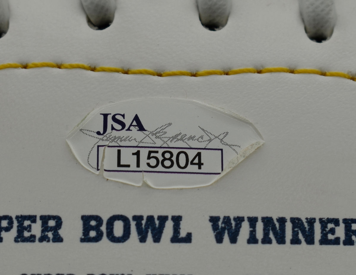 Dan Rooney HOF Signed XLIII Super Bowl Logo Football Steelers JSA 212311