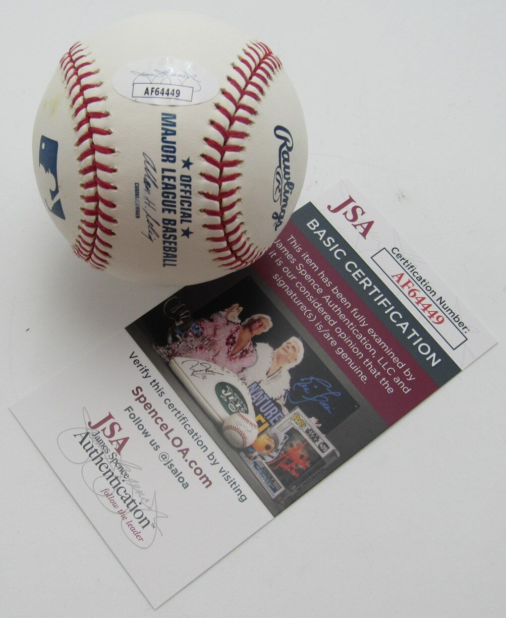 Willie Horton Autographed OML Baseball Detroit Tigers JSA