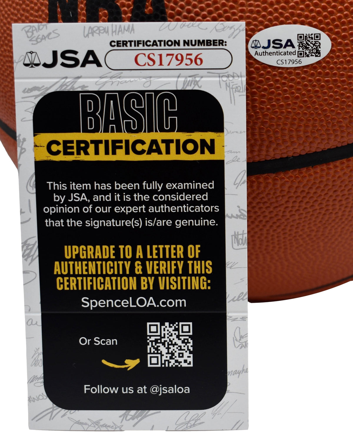 Julius Dr J Erving HOF Signed Leather NBA Official Game Ball Basketball JSA 2874