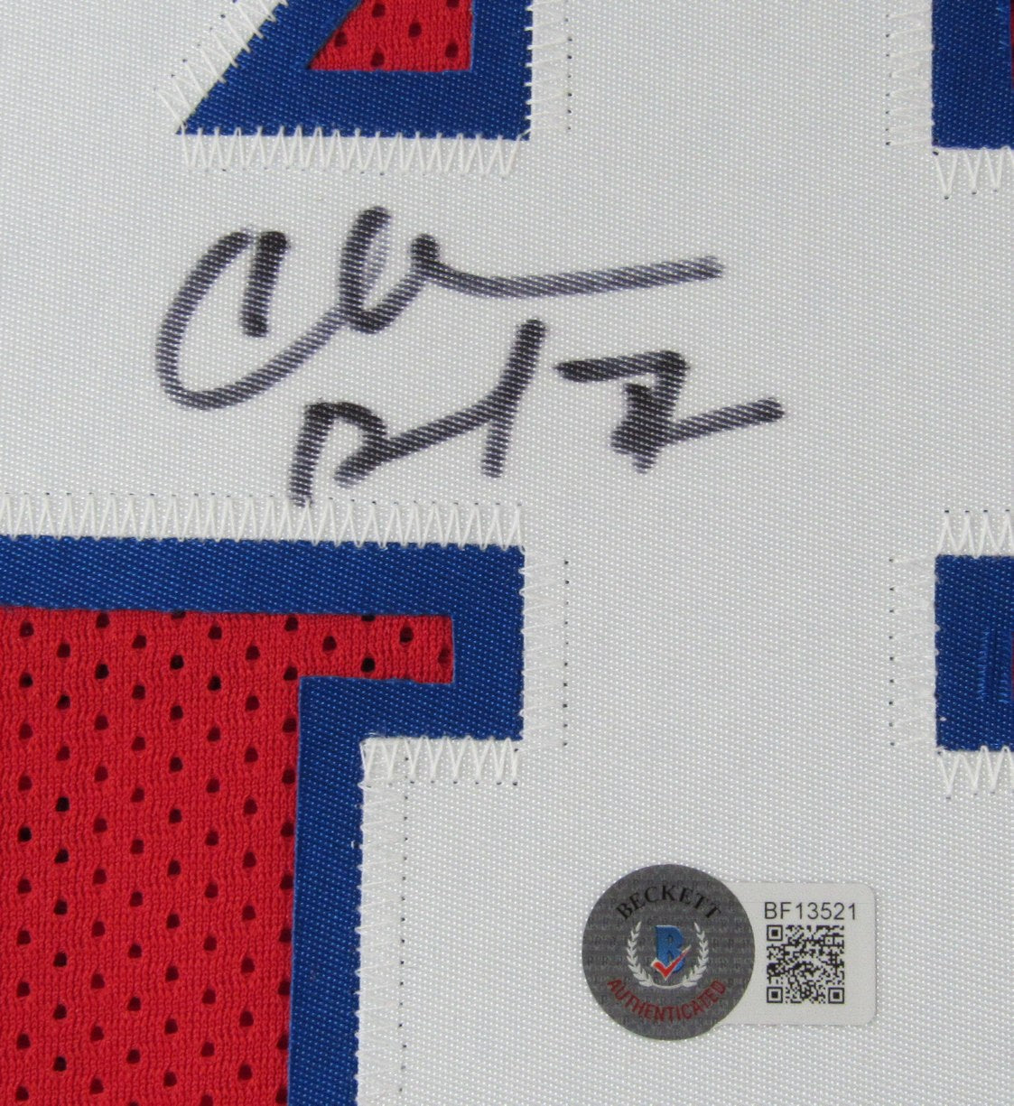 Charles Barkley HOF Signed/Autographed Sixers Custom Jersey Sz XL BAS 212773
