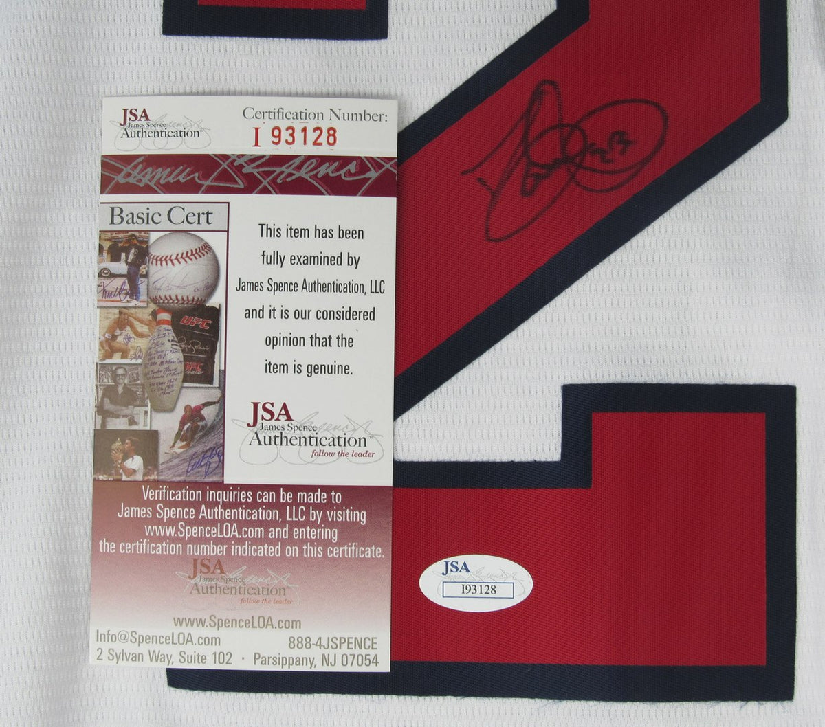David Justice Signed/Autographed Braves Nike Jersey Sz XL JSA 212712