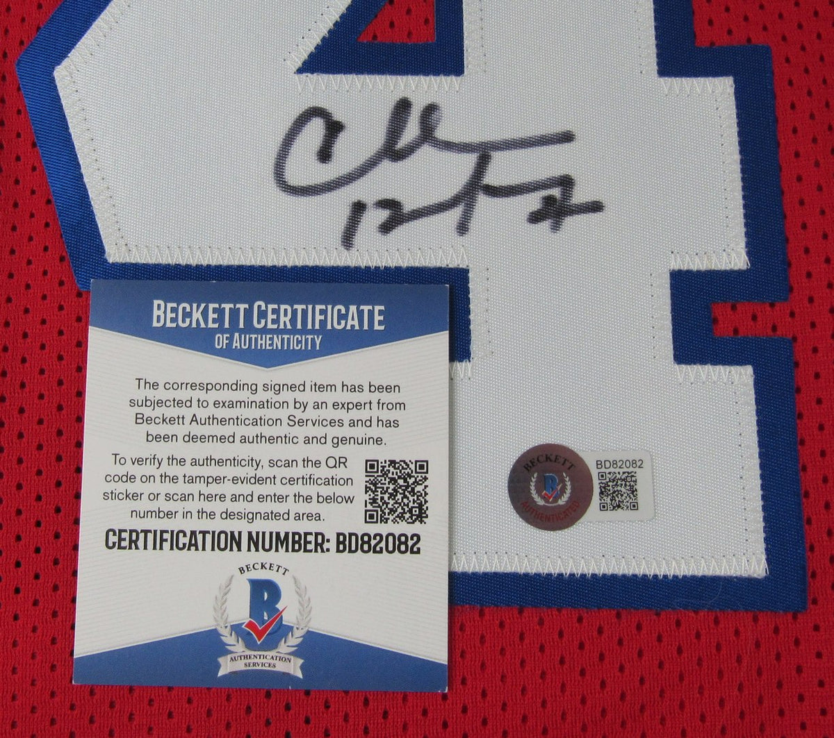 Charles Barkley HOF Signed/Autographed Sixers Custom Jersey Sz XL BAS 212744