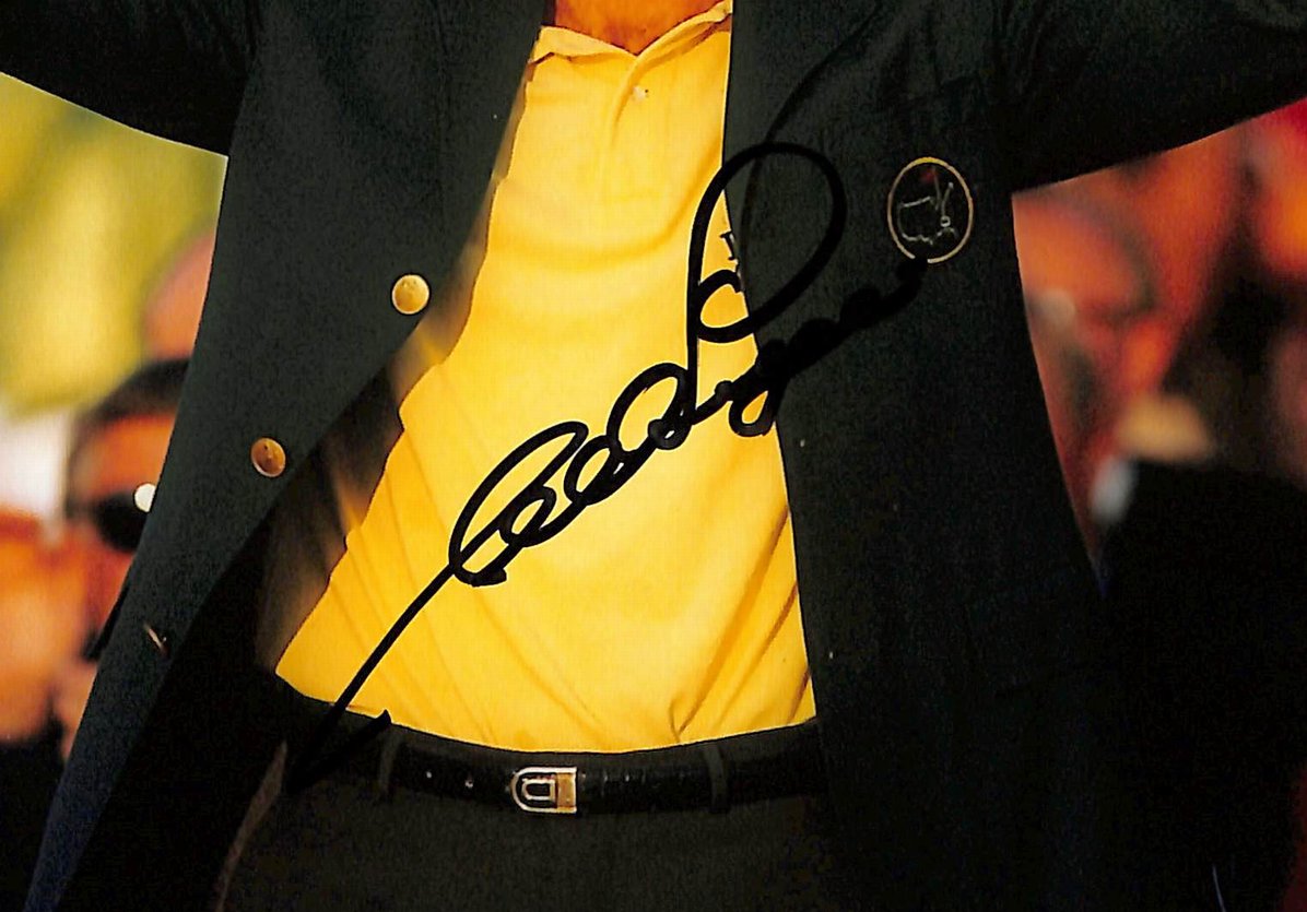 Bernhard Langer Signed/Autographed 8x10 Photo 1993 Masters JSA 213731