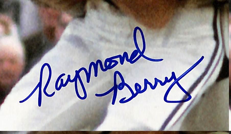 Raymond Berry HOF Signed/Autographed 8x10 Photo Colts JSA 213811