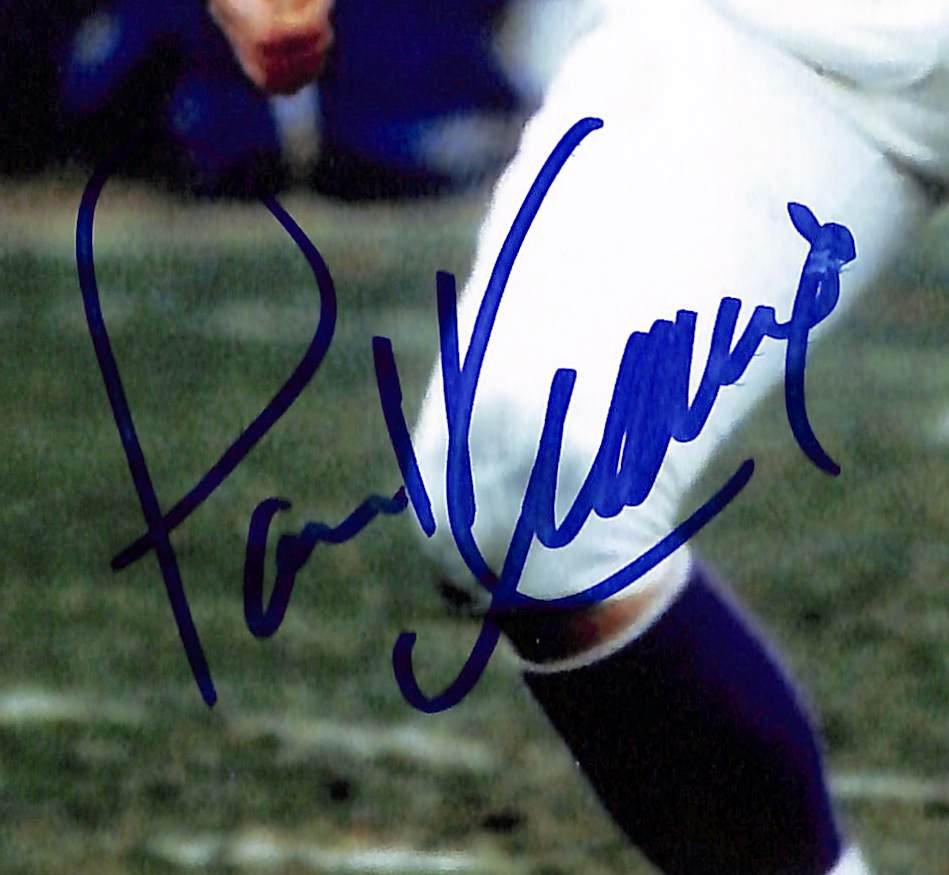 Paul Krause HOF Signed/Autographed 8x10 Photo Vikings JSA 213841