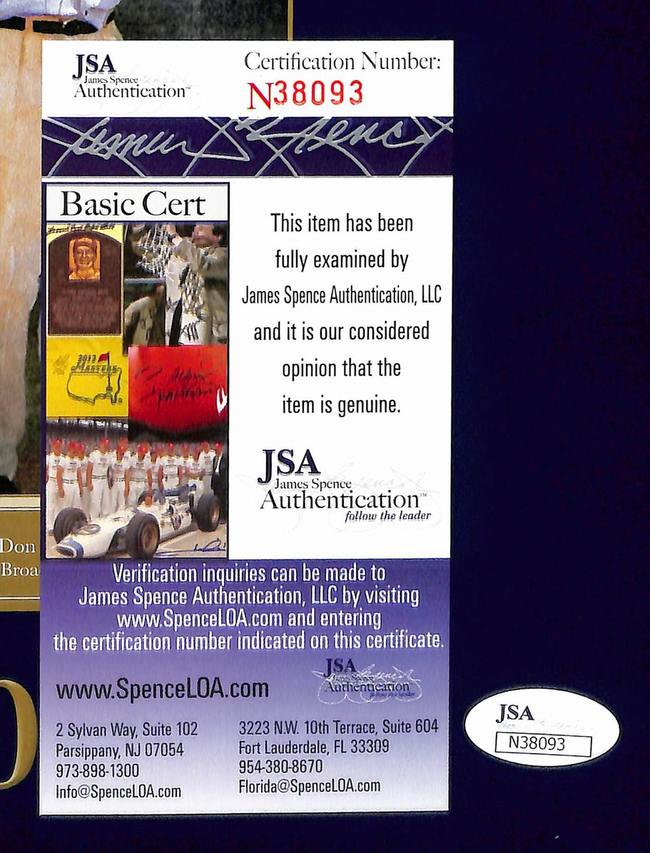 Don Sutton HOF Signed/Autographed 2015 Braves HOF Program JSA 213857