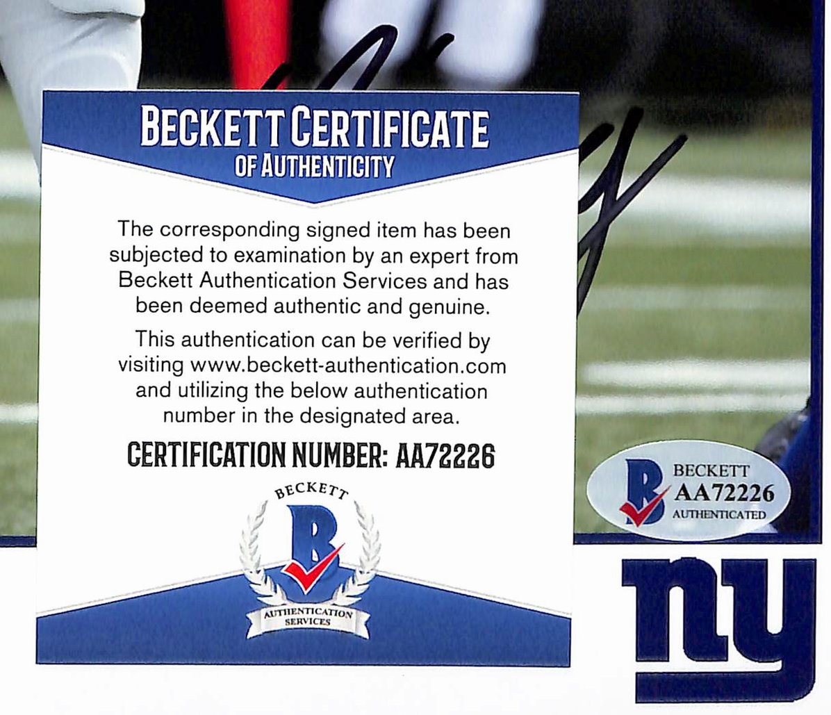 Eli Manning Signed/Autographed 8x10 Photo Giants BAS 213961