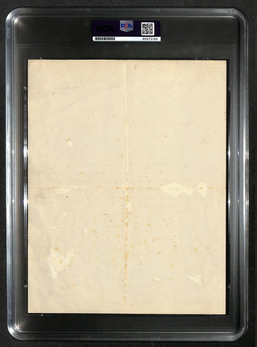 Winston Churchill Signed/Autographed 8x10 TLS Letter April 6th 1939 PSA/DNA 3974