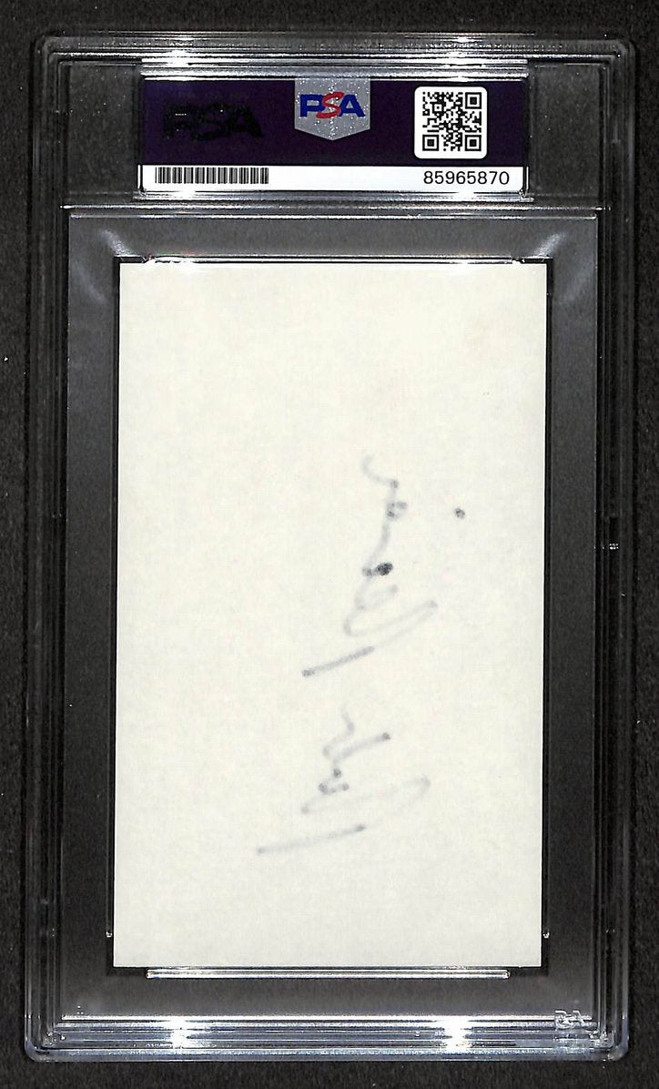 Rob Reiner Signed/Autographed 3x5 Index Card Actor Director PSA 214015