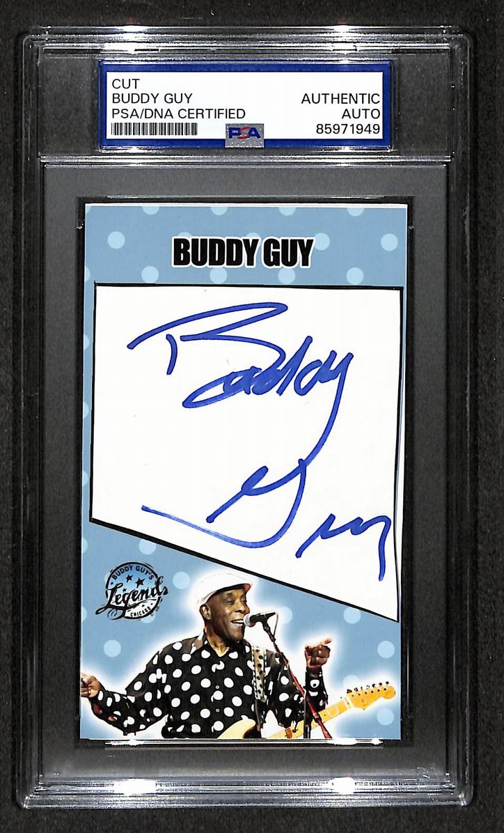 Buddy Guy Signed/Autographed Cut Custom Card Blues Guitarist PSA/DNA 214030