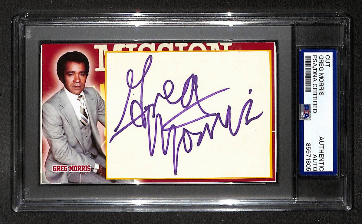 Greg Morris Signed/Autographed Cut Custom Card Mission Impossible PSA/DNA 214059