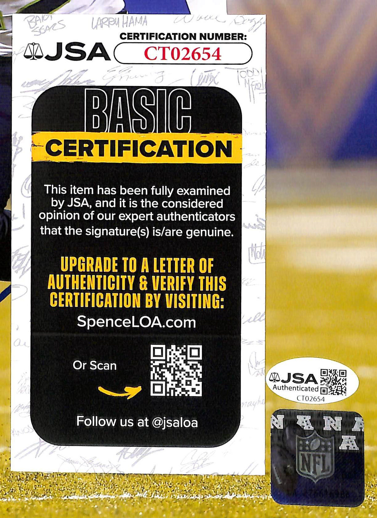Earl Thomas Signed/Autographed 8x10 Photo Seahawks SBXLVII JSA 211424