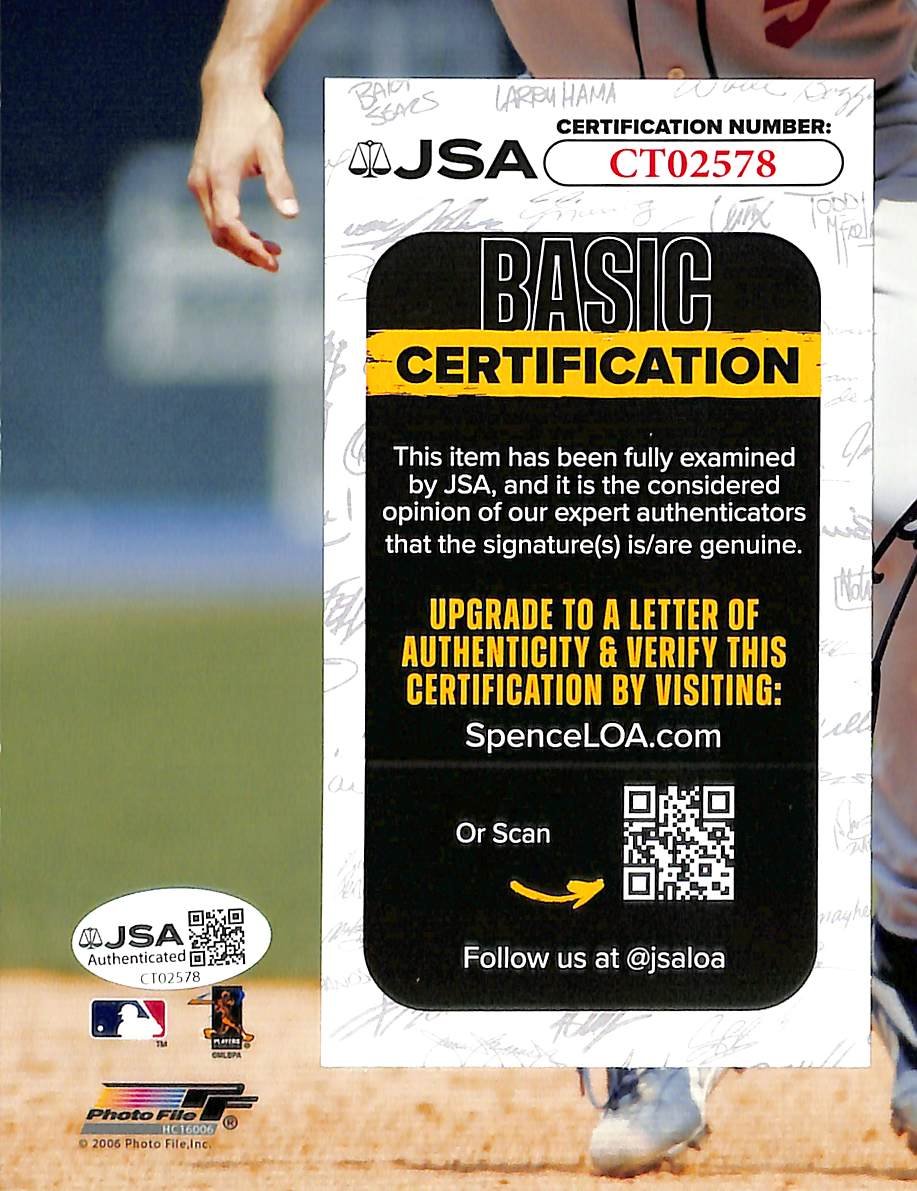 Nomar Garciaparra Signed/Autographed 8x10 Photo Dodgers JSA 214147