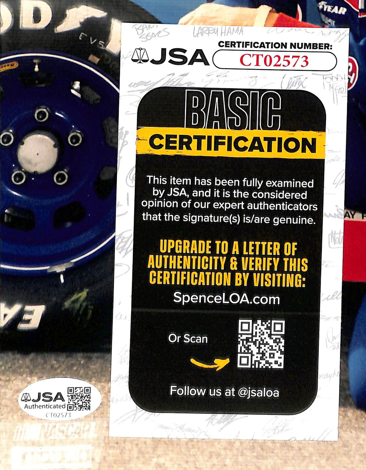 Richard Petty Signed/Autographed 8x10 Photo NASCAR JSA 214152
