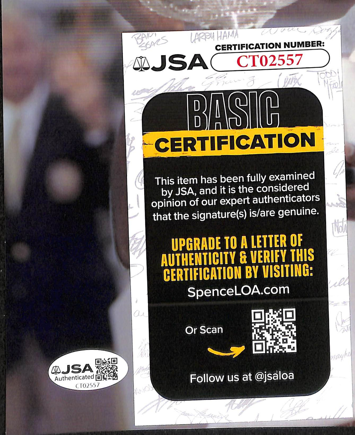 Vijay Singh Signed/Autographed 8x10 Photo PGA Golf JSA 214168