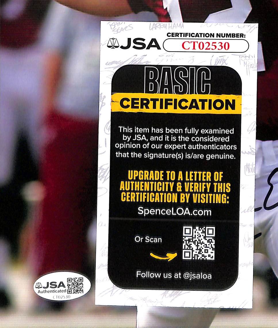 Greg McElroy Signed/Autographed 8x10 Photo Alabama JSA 214225