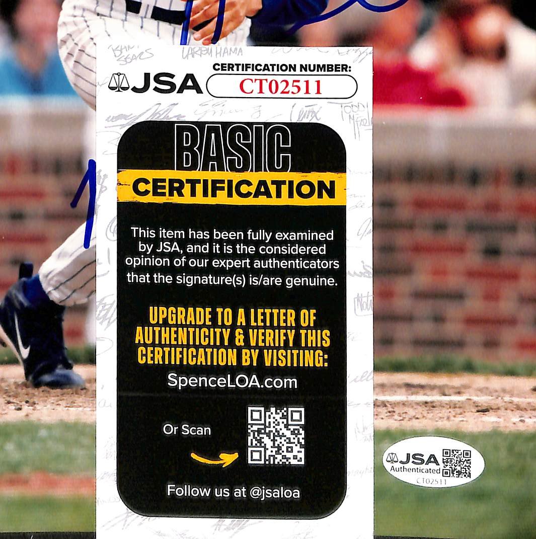 Mark Grace Signed/Autographed 8x10 Photo Cubs JSA 214244