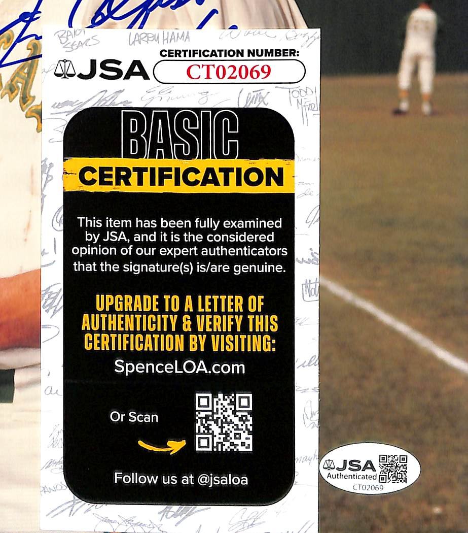 Jim Catfish Hunter HOF Signed/Autographed 8x10 Photo Athletics JSA 214272