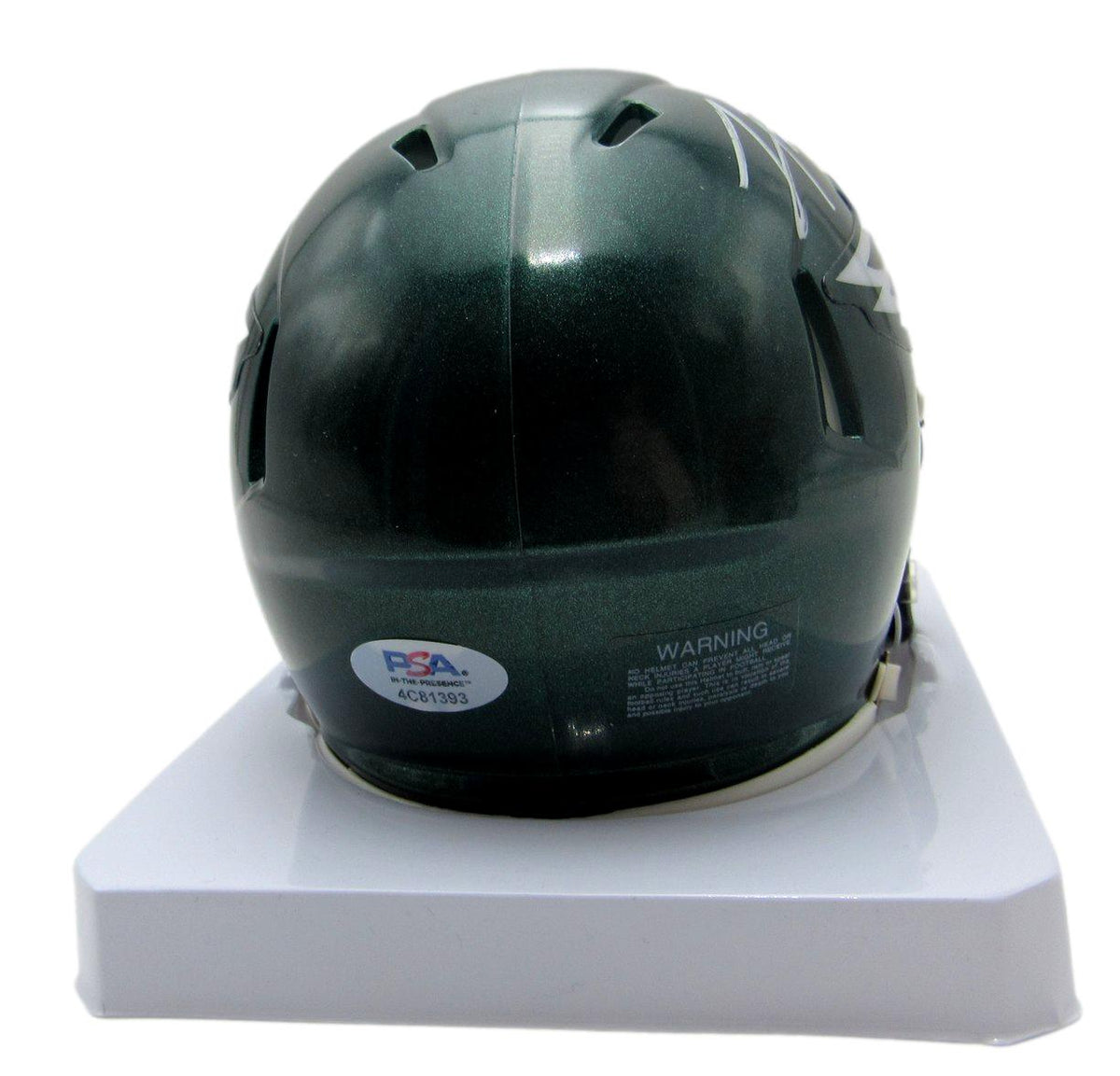 Jaylx Hunt Eagles Signed/Autographed Speed Mini Helmet PSA/DNA 214307