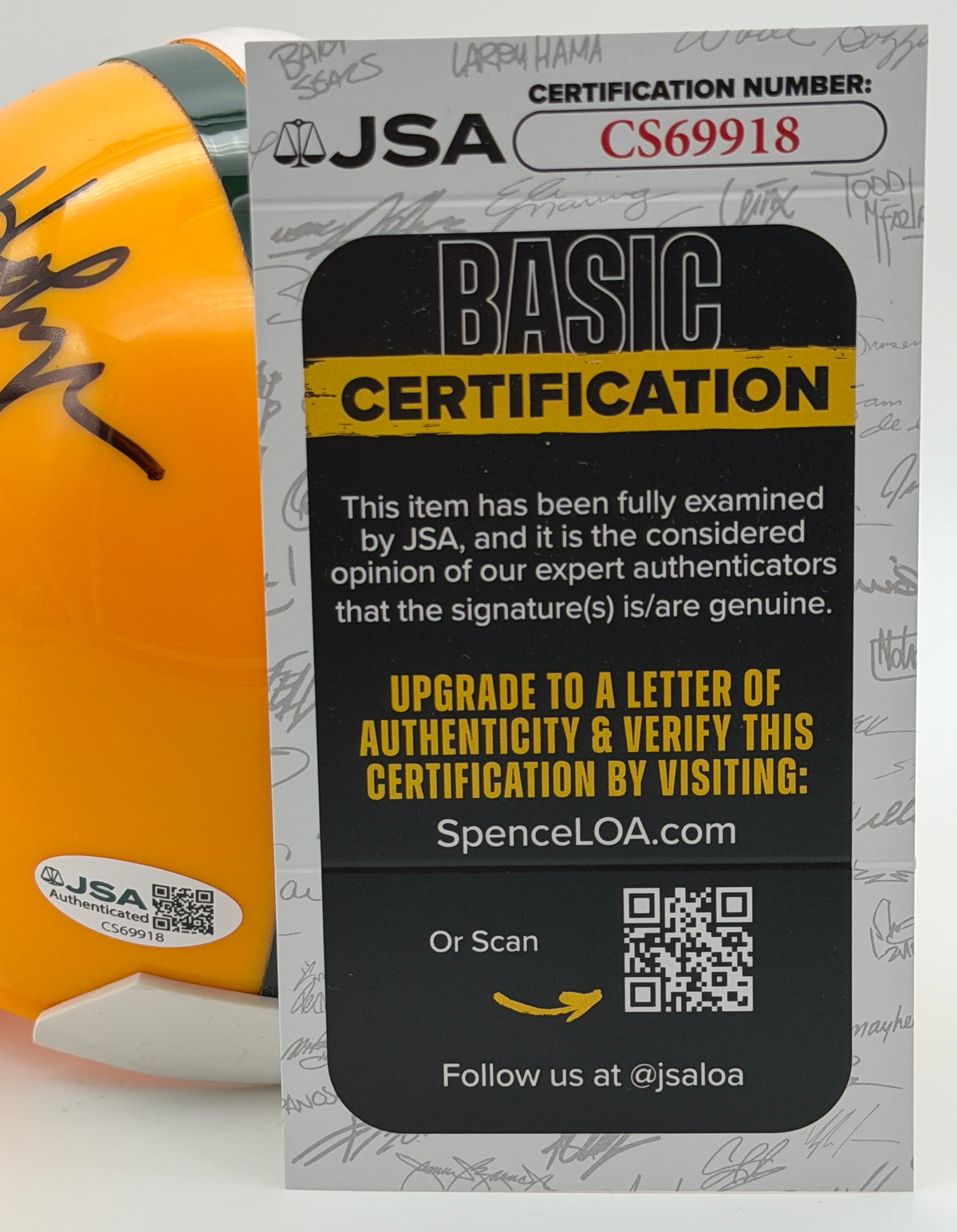 Mike Holmgren Signed/Autographed Mini Helmet Green Bay Packers JSA 214945