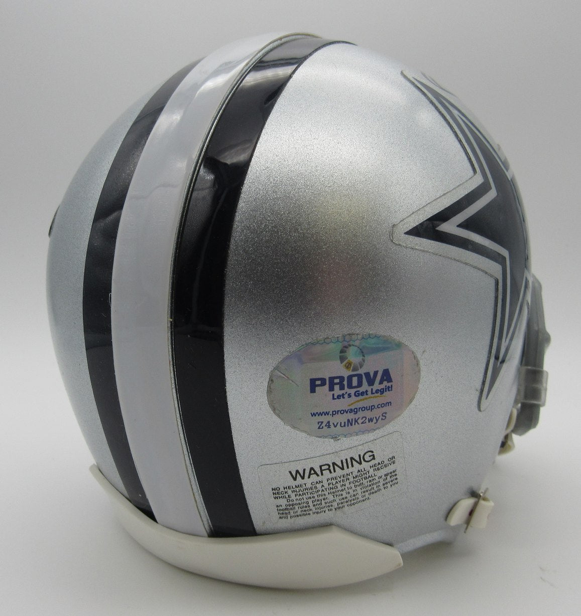 Emmitt Smith HOF Signed/Autographed Mini Helmet Dallas Cowboys Prova 214348