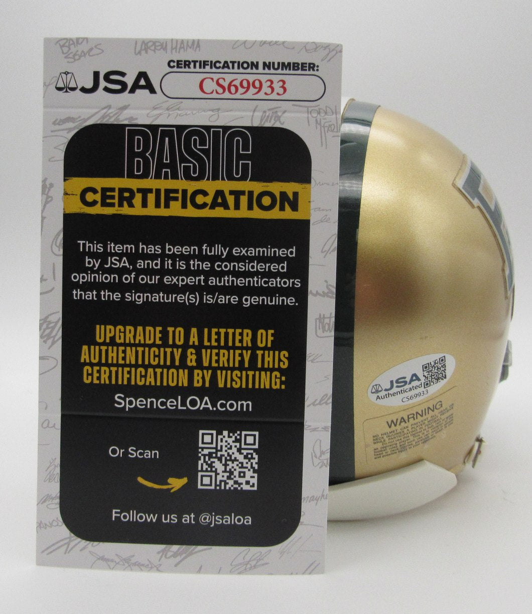 Robert Griffin III Signed/Autographed Mini Helmet Baylor JSA 214350